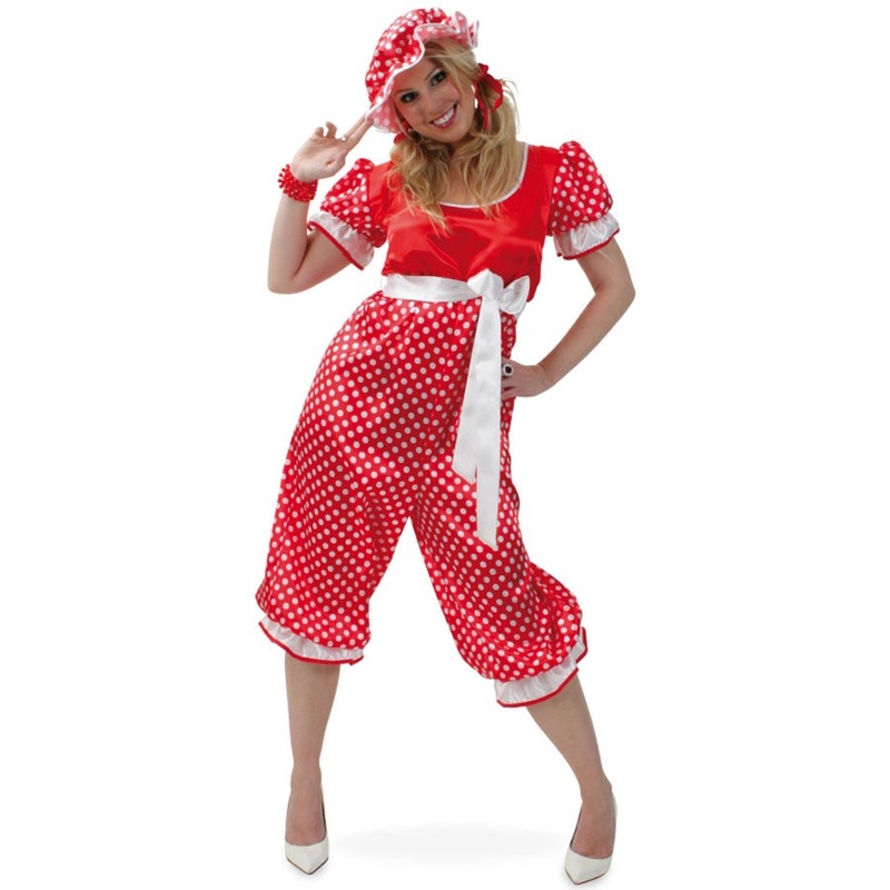 Red 20s polka dot swimsuit 40