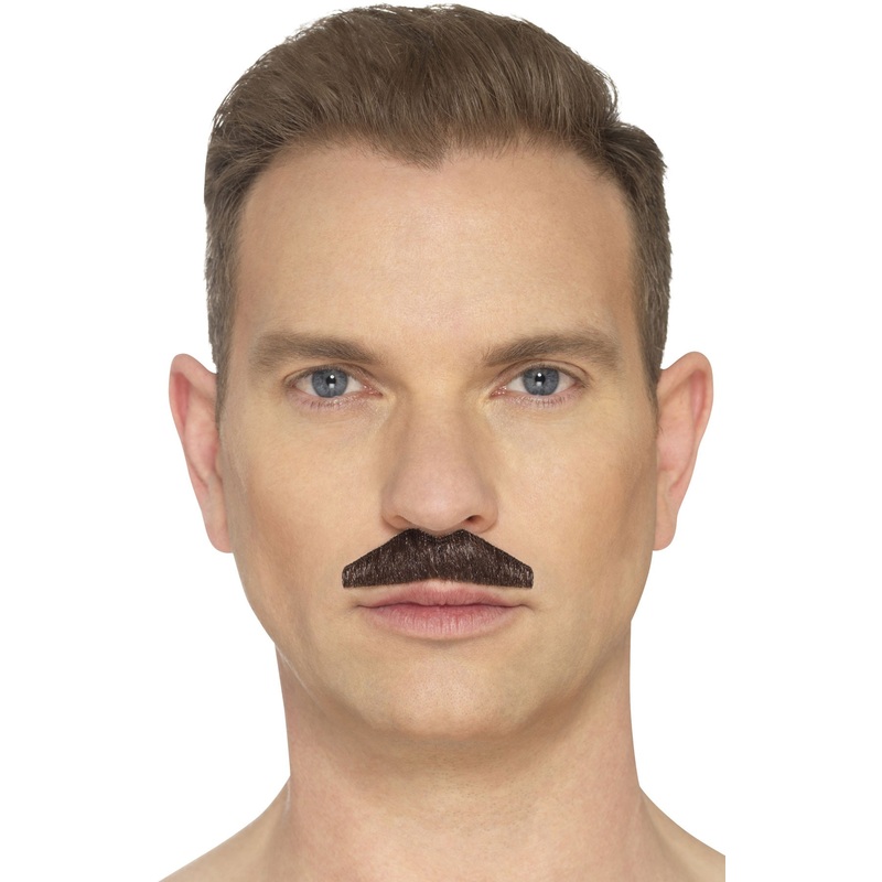 Skimpy mustache in brown