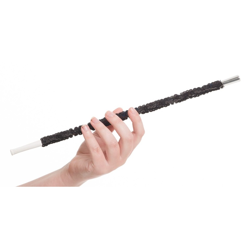 20s sequin cigarette holder black