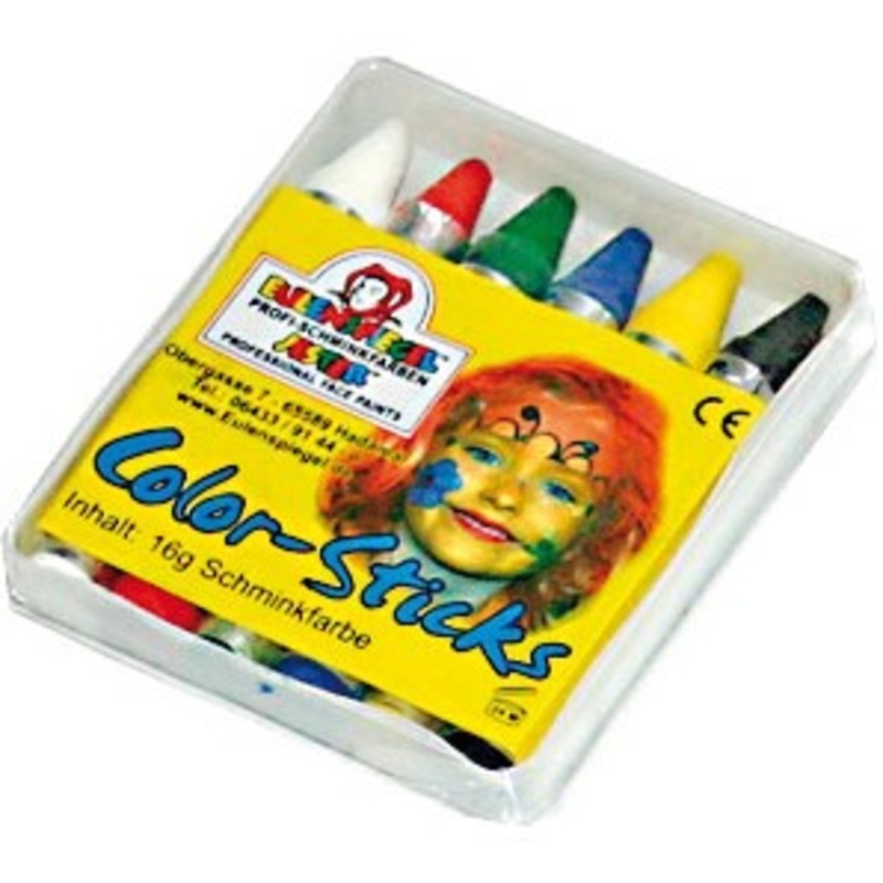 6 colored make-up pencils