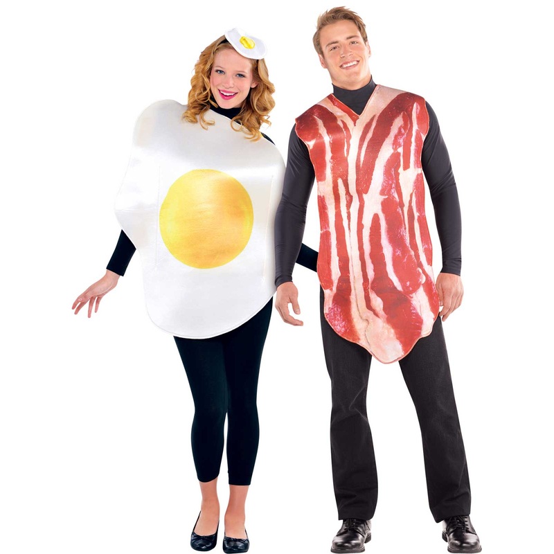 Baconeggy costume for two