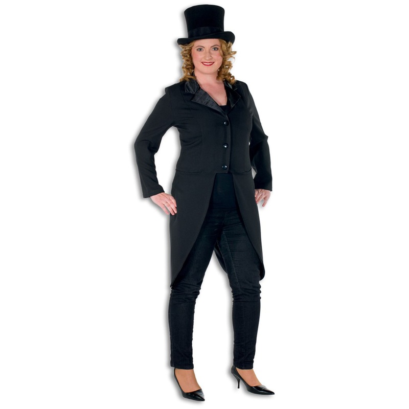 Black tailcoat full size for women 48
