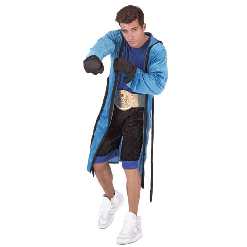 Bluefist Boxing Champion Costume In Blue