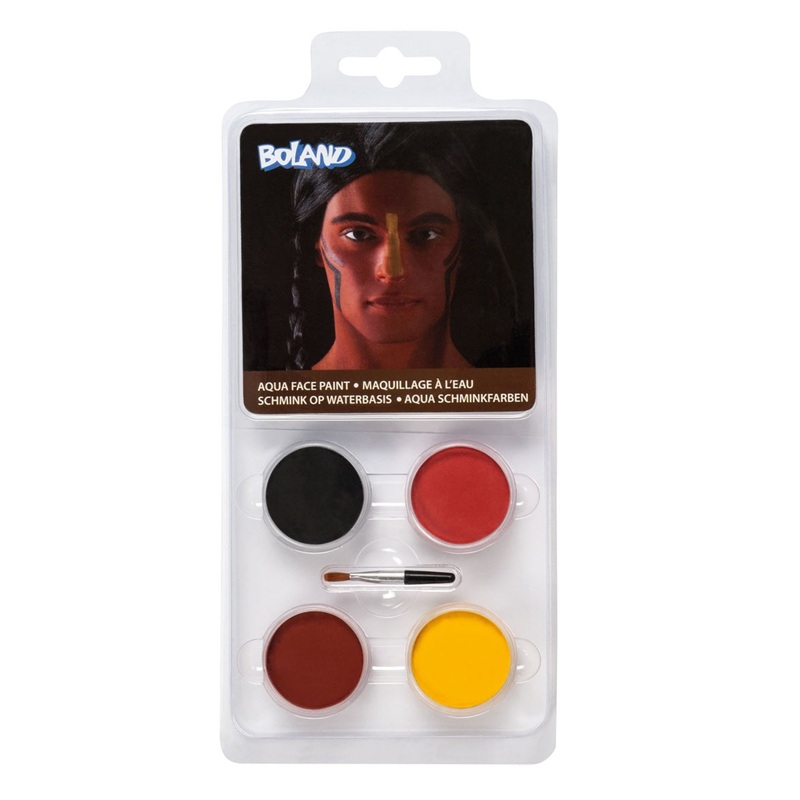 Indian make-up colors aqua make-up set