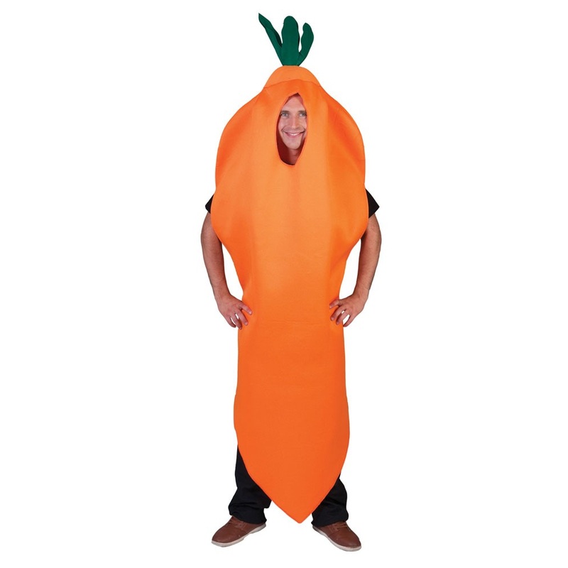 Men's carrot mascot costume