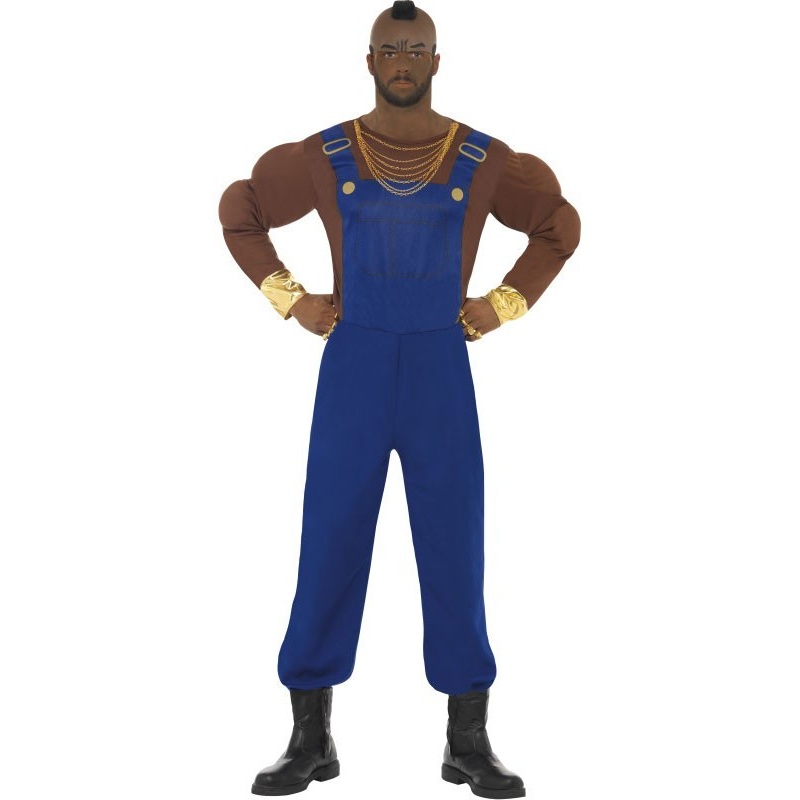 Mr T A-Team Muscle Costume M