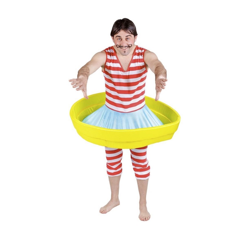Paddling pool swimmer costume