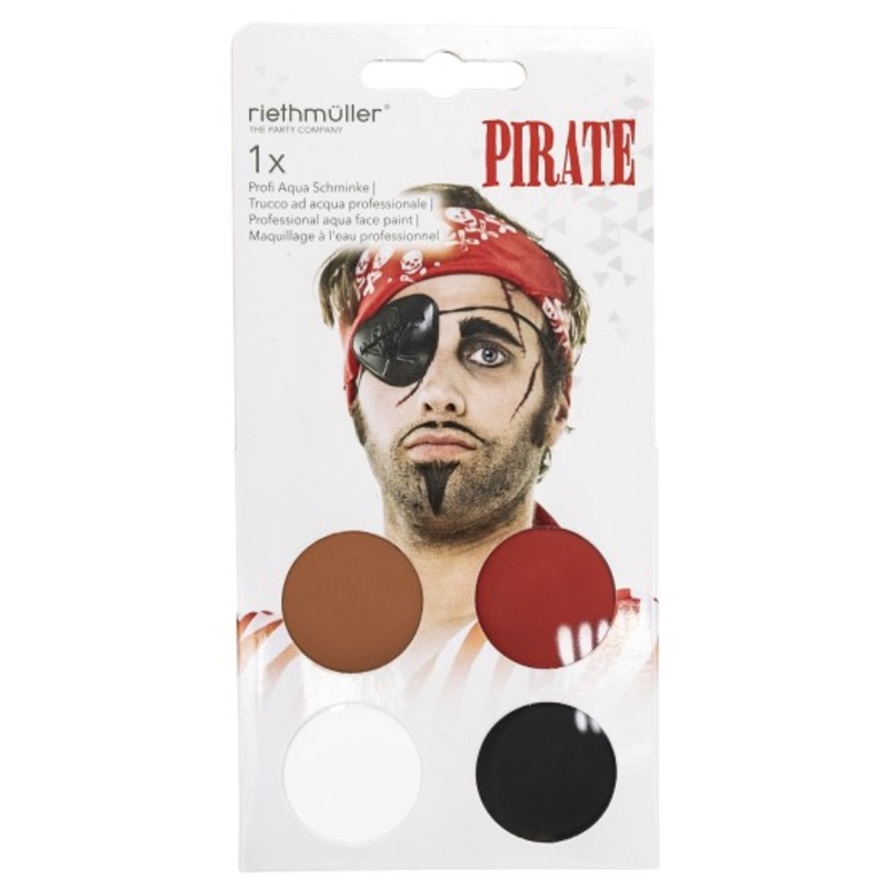 Pirate aqua make-up set 4 pieces