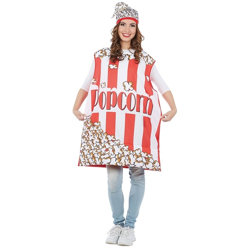 Popcorn sachet costume for adults S