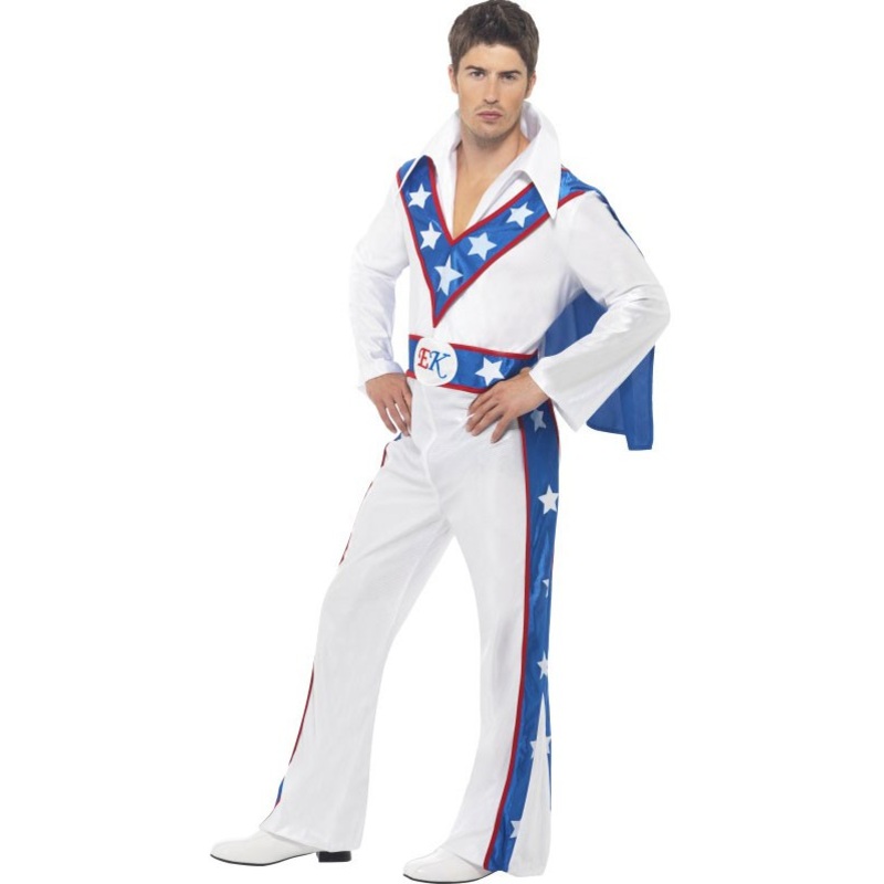 Showman Evel Knievel men's costume M