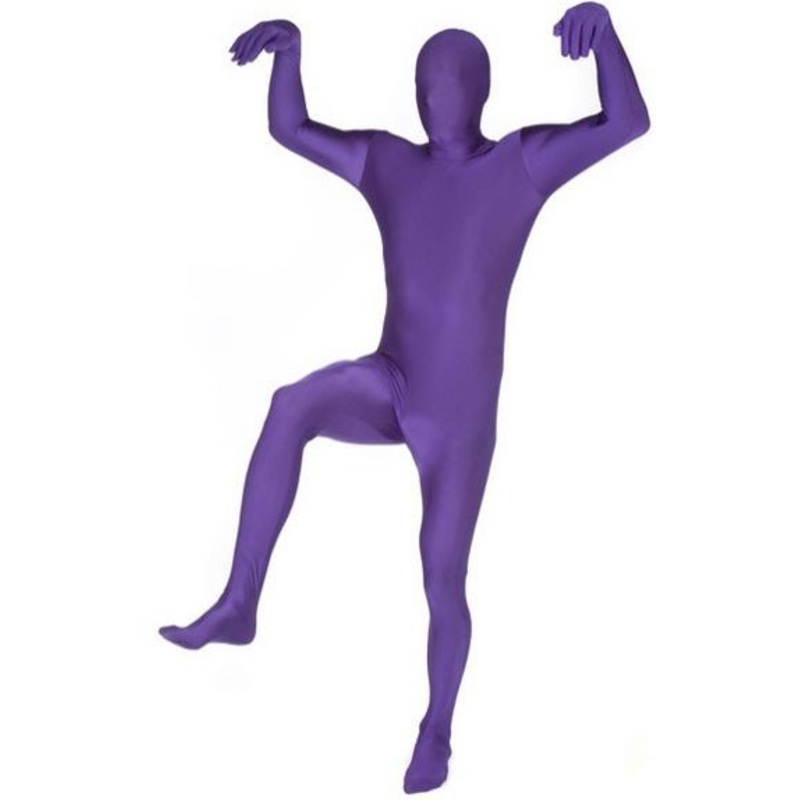 Striking morphsuit purple S