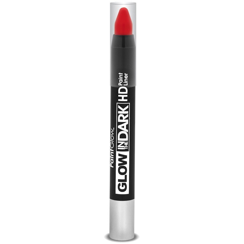 UV luminous make-up stick red