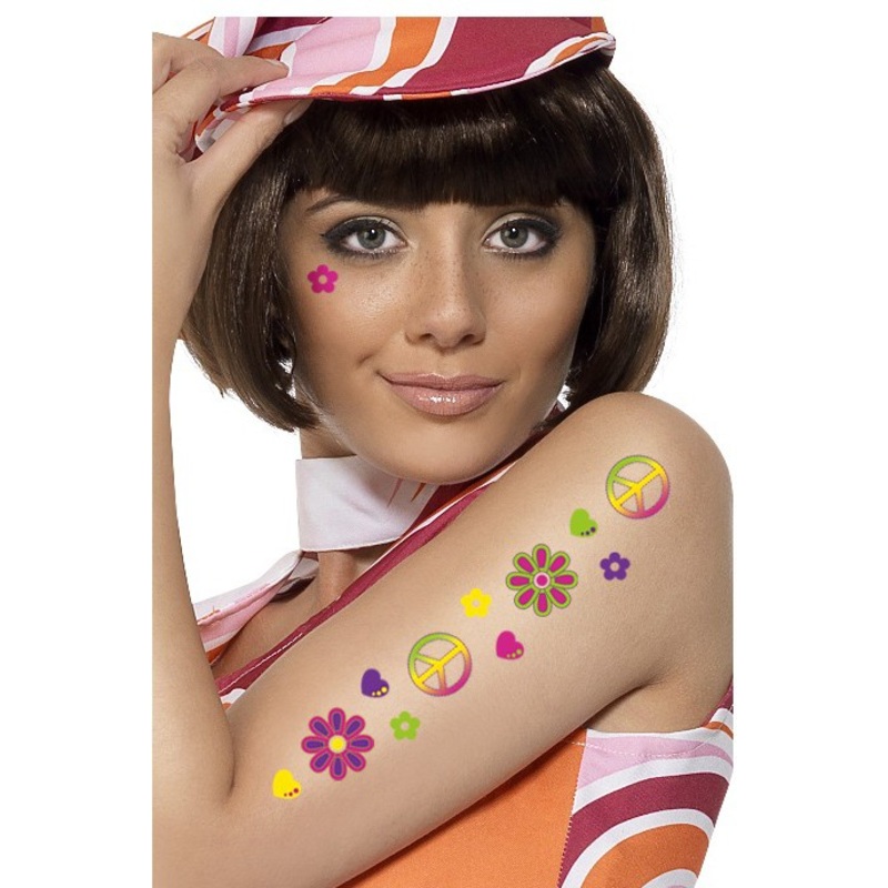 Classic hippie tattoos