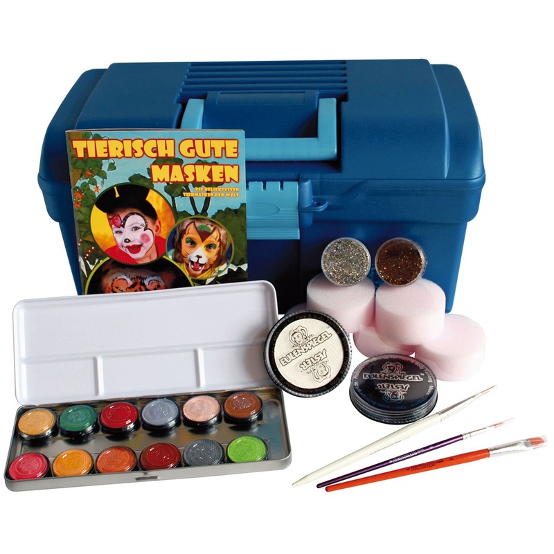 Eulenspiegel animal masks professional make-up case