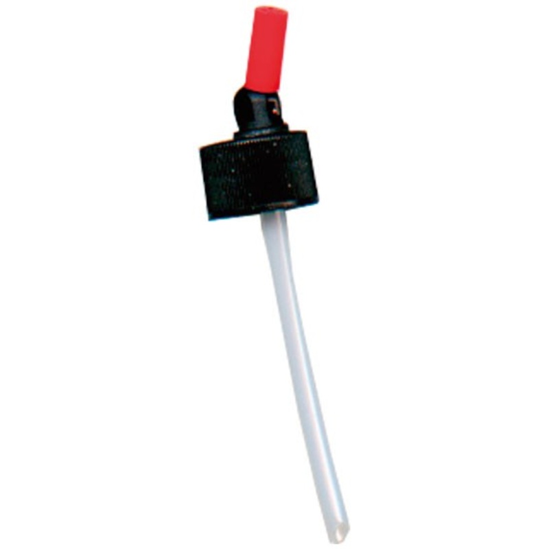 Intake nozzle for airbrush mixing bottles