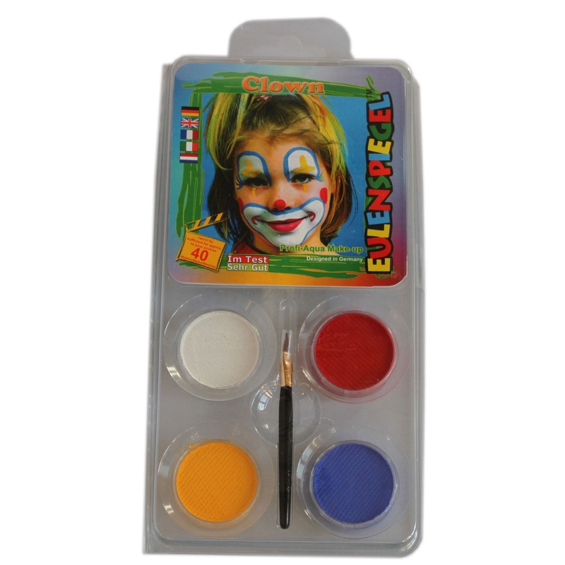Make-up set clown multicolored