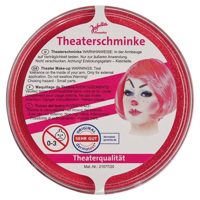 Professional theater make-up pink