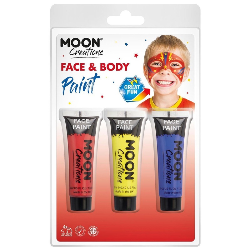 Superhero make-up set 3 pieces