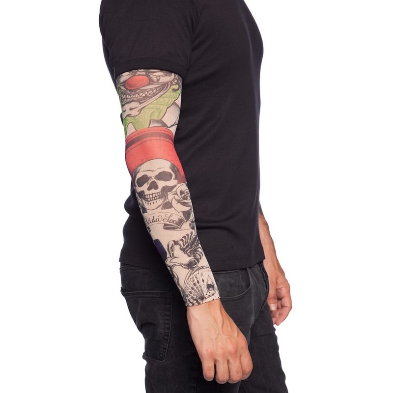 Tattoo sleeve skull party
