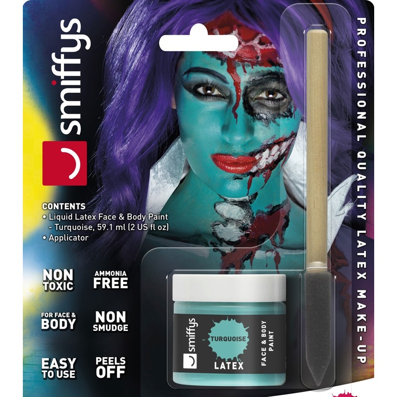 Turquoise liquid latex 59ml