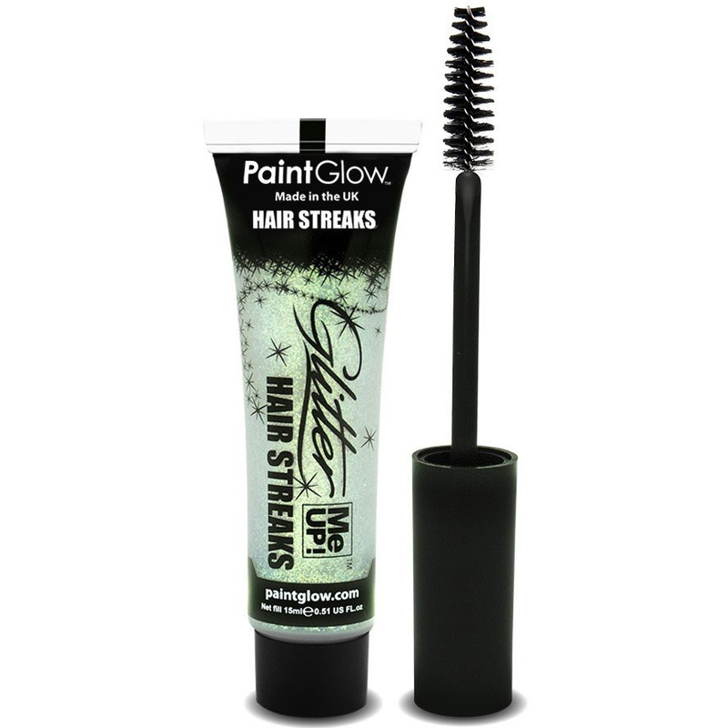White Paint Glow Hair Color For Strands 15ml