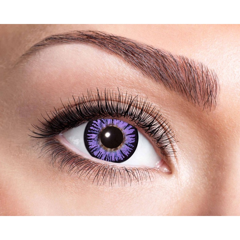 Big Purple Eye contact lens
