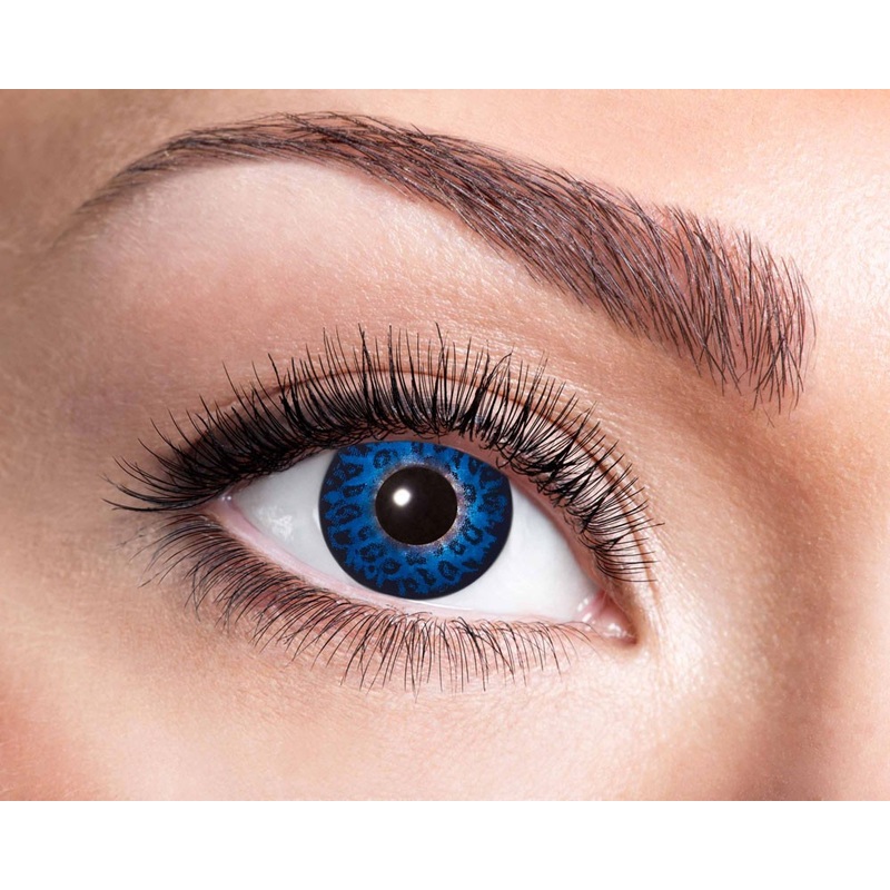 Blue Leo annual contact lenses