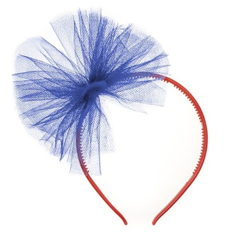 Blue tulle headband Marina