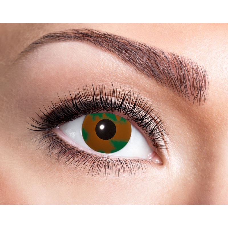 Contact lenses camouflage military
