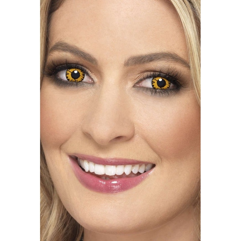 Daytime contact lens sunset