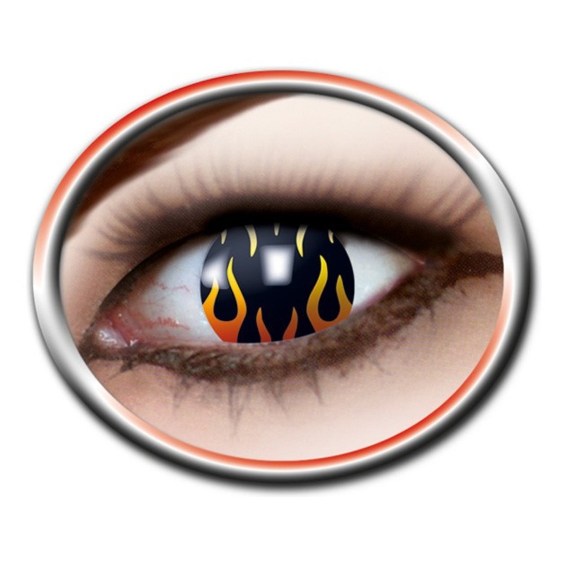 Diavola Flames Annual Contact Lenses