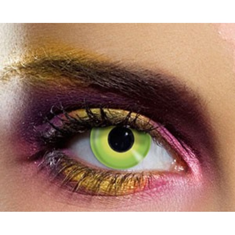 Eerie Green Contact Lens