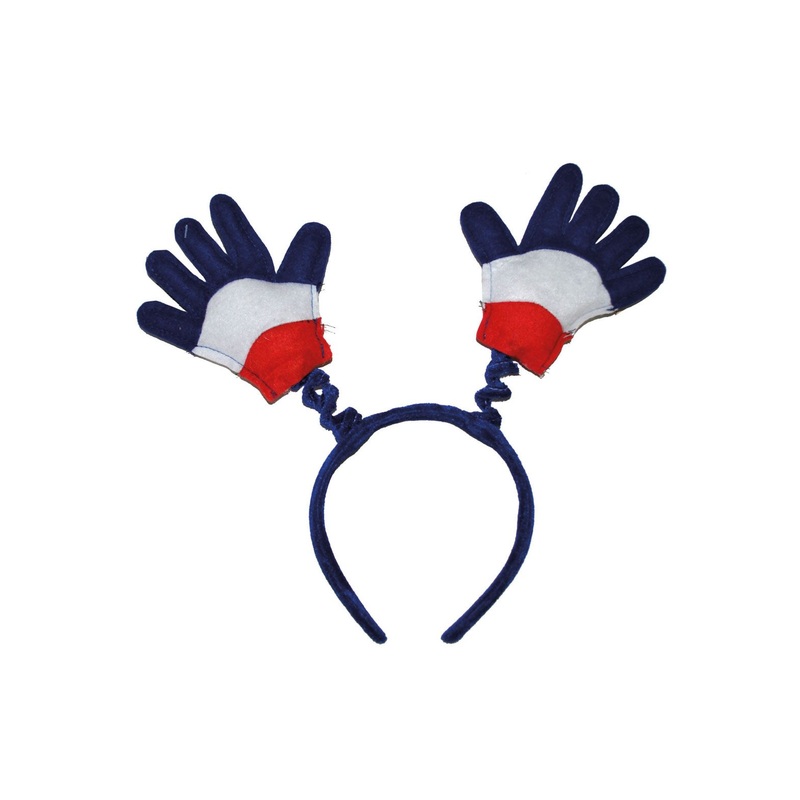 France headband with hands