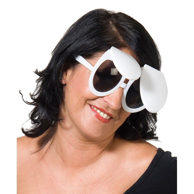 Fun glasses toilet lid foldable