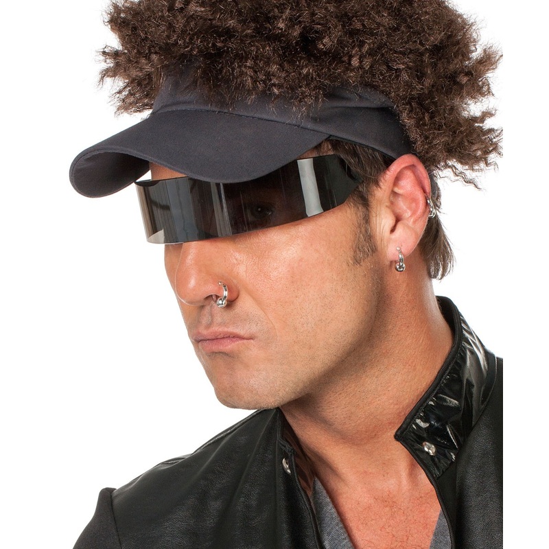 Galaxy robot laser glasses black