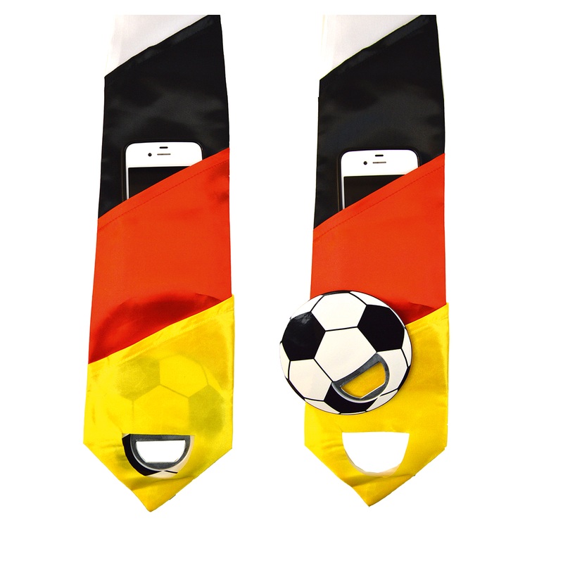 Germany tie with bottle opener