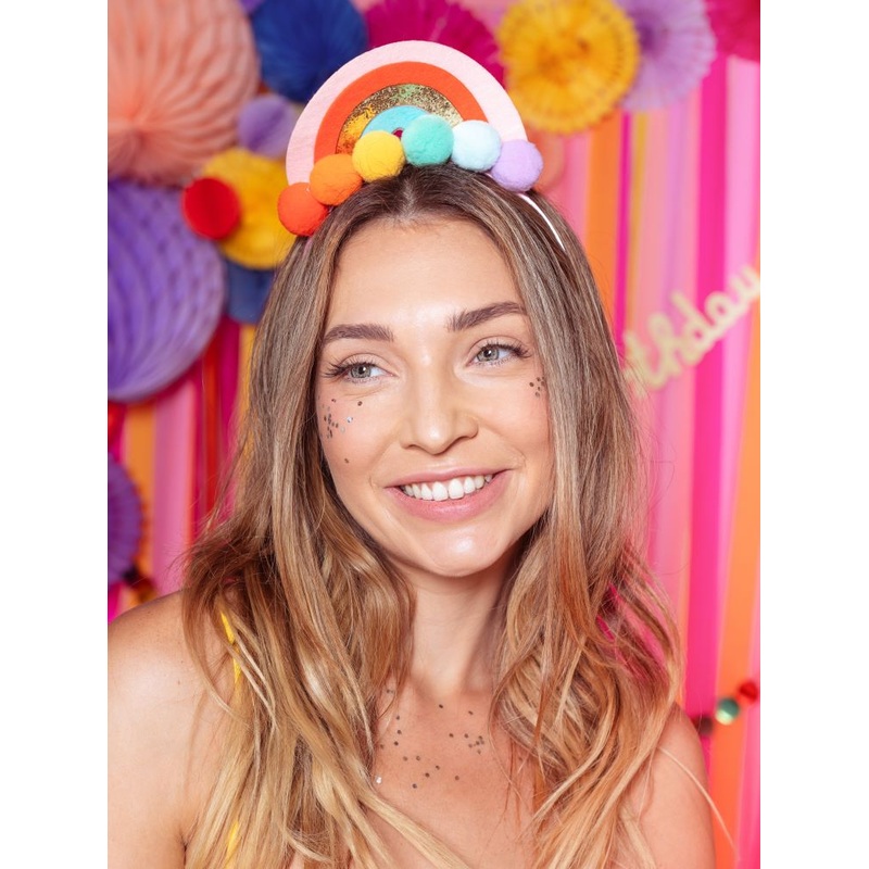 Headband rainbow