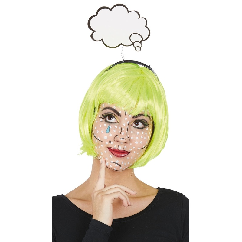 Headband with thought bubble