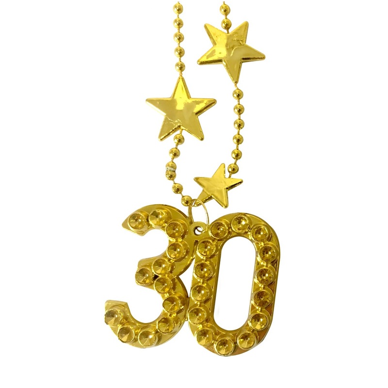 Necklace big stars number 30