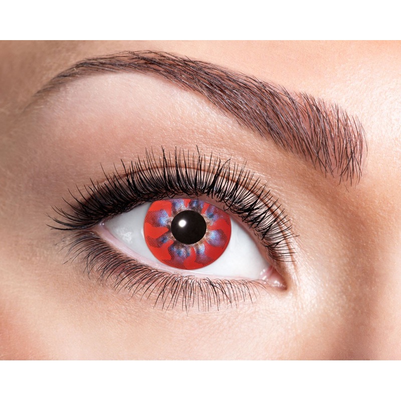 Red Rotation Contact Lenses
