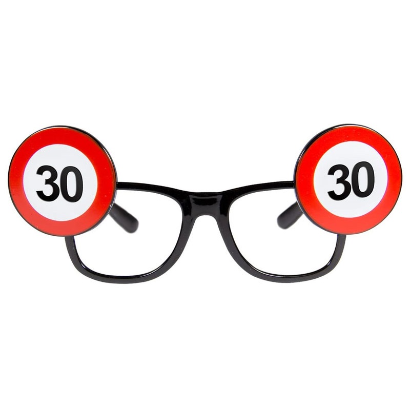 Speed Sign Party Glasses