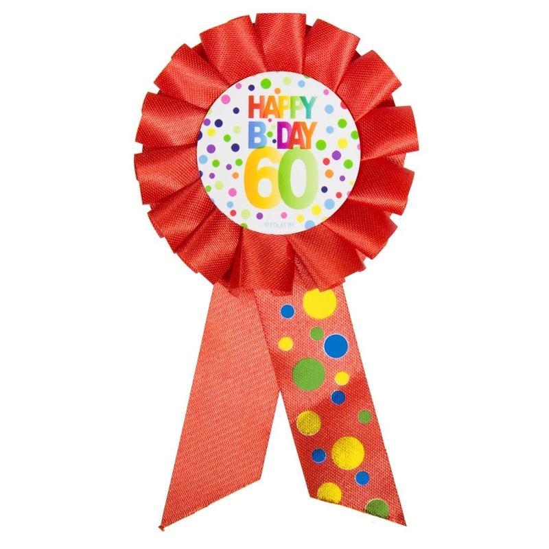 Splendid 60th Birthday Button