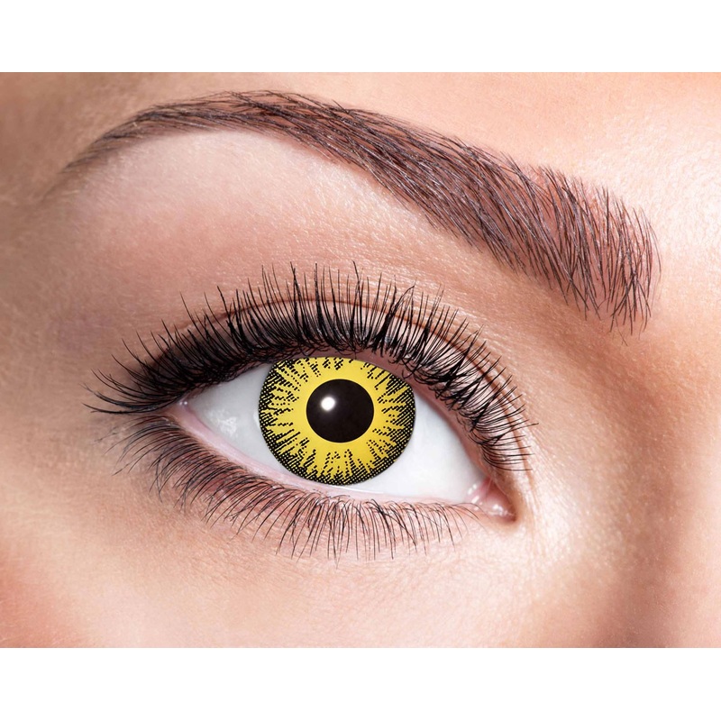 Sunflower contact lens
