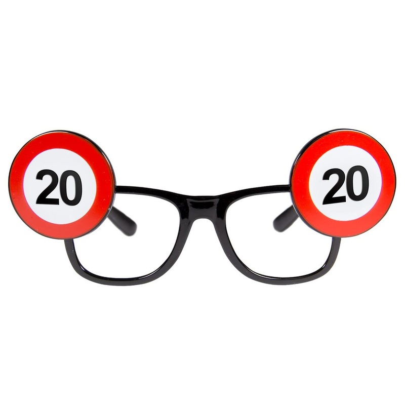Traffic sign 20 glasses