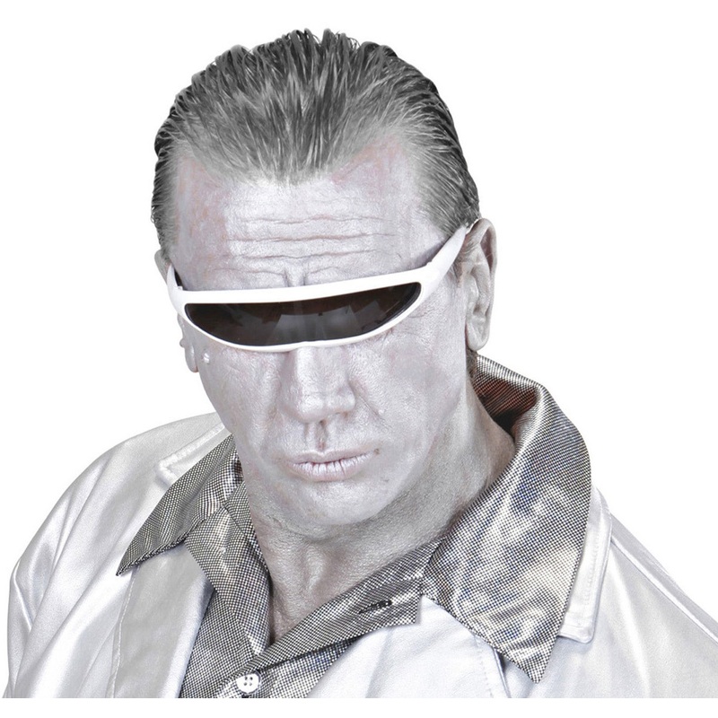 White robot glasses