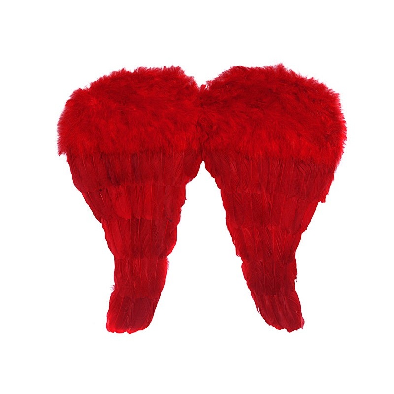 Armor feather wings red