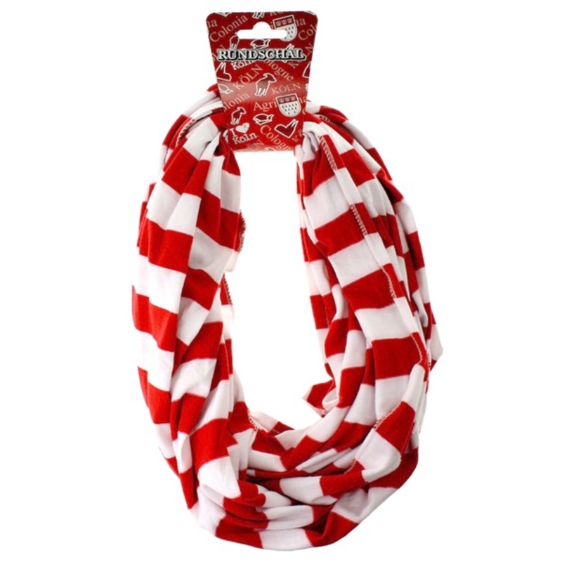 Cologne stripe round scarf