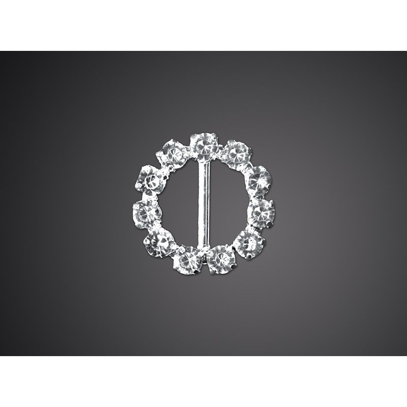 Decorative glitter buckle 15mm
