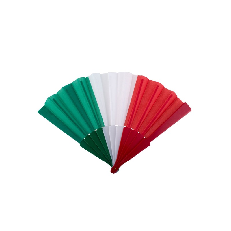 Fan fan in Italy colors