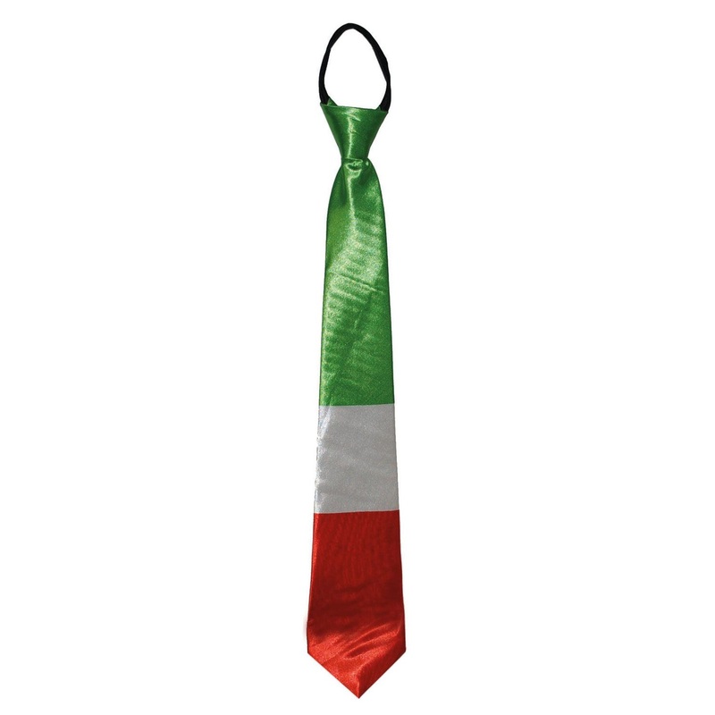 Fan tie in Italy colors